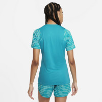 Nike Strike 21 Chemise d'entraînement pour femme Bleu Turquoise Blanc