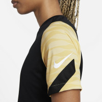 Nike Strike 21 Trainingsshirt Dames Zwart Goud Wit