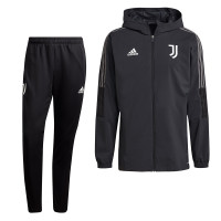 adidas Juventus Présentation Survêtement 2021-2022 Gris Foncé Noir