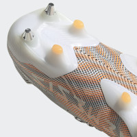 Chaussures de Foot adidas Nemeziz.1 Iron-Nop (SG) Blanc Orange