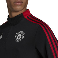 adidas Manchester United Drill Survêtement 2021-2022 Noir Rouge