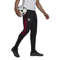 adidas Manchester United Drill Trainingspak 2021-2022 Zwart Rood