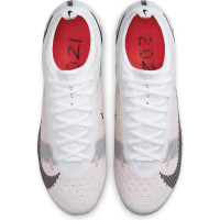 Nike Mercurial Vapor 14 Elite Gazon Naturel Chaussures de Foot (FG) Blanc Noir Rouge Rose