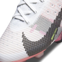 Nike Mercurial Vapor 14 Elite Gazon Naturel Chaussures de Foot (FG) Blanc Noir Rouge Rose