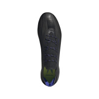 adidas X Speedflow.1 Crampons Vissés Chaussures de Foot (SG) Noir Bleu Jaune