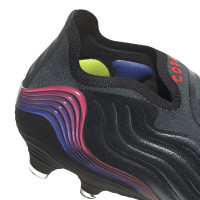 Chaussures de Foot Adidas Copa Sense+ Grass (FG) Noir Gris Foncé