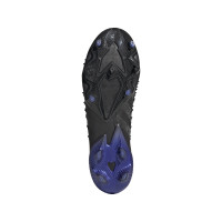 adidas Predator Freak.1 Low Terrain sec Chaussures de Foot (FG) Noir Gris Foncé Bleu