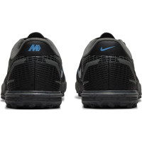 Nike Mercurial Vapor 14 Academy Turf Chaussures de Foot (TF) Enfants Noir Bleu