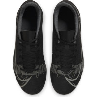 Nike Mercurial Vapor 14 Club Grass/Artificial Turf Chaussures de Foot (MG) Enfants Noir Gris Foncé