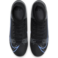 Nike Mercurial Superfly 8 Academy Terrain sec / artificiel Chaussures de Foot (MG) Noir Gris foncé