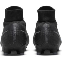 Nike Mercurial Superfly 8 Pro Terrain sec Chaussures de Foot (FG) Noir Gris Foncé