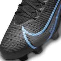 Nike Mercurial Superfly 8 Pro Terrain sec Chaussures de Foot (FG) Noir Gris Foncé