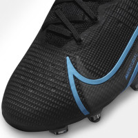 Nike Mercurial Vapor 14 Elite Crampons Vissés Chaussures de Foot (SG) Anti-Clog Noir Gris Foncé