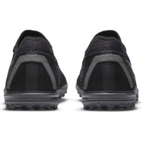 Chaussures de Foot Nike Mercurial Vapor 14 Pro Turf (TF) Noir Gris Foncé