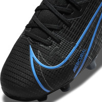 Nike Mercurial Superfly 8 Academy Terrain Sec / Artificiel Turf Chaussures de Foot (MG) Enfants Noir Gris Foncé