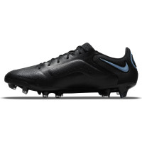 Nike Tiempo Legend 9 Elite Terrain sec Chaussures de Foot (FG) Noir Bleu