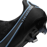 Nike Tiempo Legend 9 Elite Terrain sec Chaussures de Foot (FG) Noir Bleu