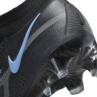Nike Phantom GT 2 Elite DF Grass Chaussure de Chaussures de Foot (FG) Noir Gris Foncé