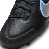 Nike Tiempo Legend 9 Academy Terrain sec / artificiel Chaussures de Foot (MG) Enfants Noir Bleu