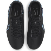 Nike Tiempo Legend 9 Pro Gazon Naturel Chaussures de Foot (FG) Enfants Noir Bleu
