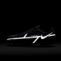 Nike Phantom GT 2 Club Gazon/Artificial Turf Chaussure de Chaussures de Foot (MG) Noir Gris