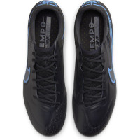 Nike Tiempo Legend 9 Elite Crampons vissés Chaussures de Foot (SG) Anti-Clog Noir Bleu