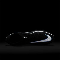 Nike Phantom GT 2 Elite DF Chaussure de Chaussures de Foot en gazon artificiel (AG) Noir Gris foncé
