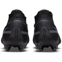 Nike Phantom GT 2 Pro DF Gazon Naturel Chaussures de Foot (FG) Noir Gris Foncé