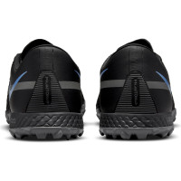 Nike Phantom GT 2 Pro React Turf Chaussure de Chaussures de Foot (TF) Noir Gris Foncé