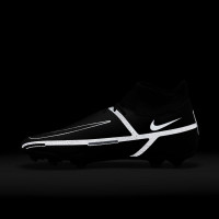 Nike Phantom GT 2 Club DF Gazon/Artificial Turf Chaussure de Chaussures de Foot (MG) Noir Gris