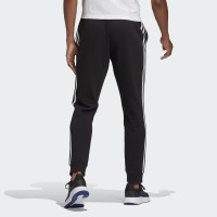adidas Essentials Fleece 3-Stripes Joggingbroek Zwart Wit