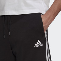 adidas Essentials French Terry 3-Stripes Broekje Zwart Wit