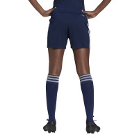 adidas Squadra 21 Short Football Femmes Bleu Foncé Blanc