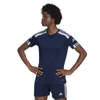 adidas Squadra 21 Maillot de Foot Femmes Bleu Foncé Blanc