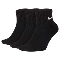 Nike Everyday Cushioned Chaussettes de Sport Mi-Haut 3 Pack Noir