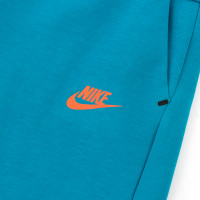 Nike Tech Fleece Broekje Kids Turquoise Oranje