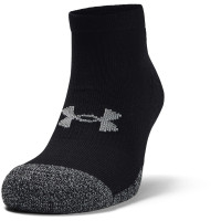 Under Armour HeatGear Low Cut Chaussettes de Sport 3-Pack Noir Gris