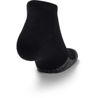 Under Armour HeatGear Low Cut Chaussettes de Sport 3-Pack Noir Gris