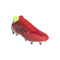 adidas X Speedflow.1 Crampons Vissés Chaussures de Foot (SG) Rouge Noir Rouge