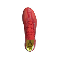 adidas X Speedflow.1 Crampons Vissés Chaussures de Foot (SG) Rouge Noir Rouge