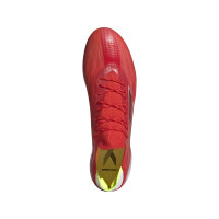 adidas X Speedflow.1 Gazon Naturel Chaussures de Foot (FG) Rouge Noir Rouge