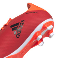 Chaussures de Foot adidas X Speedflow .4 sur gazon artificiel (FxG) Rouge noir rouge
