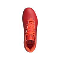 adidas X Speedflow.4 Gazon Naturel Gazon Artificiel Chaussures de Foot (FxG) Enfants Rouge Noir Rouge