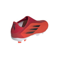 adidas X Speedflow.3 LL Gazon Naturel Chaussures de Foot (FG) Enfants Rouge Noir Rouge Kids