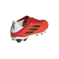adidas X Speedflow.3 Gazon Naturel Gazon Artificiel Chaussures de Foot (MG) Enfants Rouge Noir Rouge