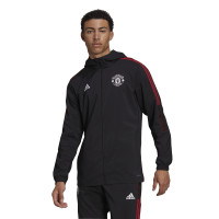 adidas Manchester United Présentation Survêtement 2021-2022 Noir Rouge