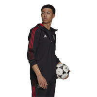 adidas Manchester United Présentation Veste d'entraînement 2021-2022 Noir