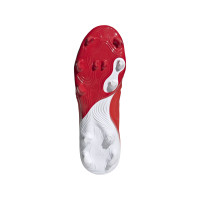 adidas Copa Sense.2 Gazon Naturel Chaussures de Foot (FG) Rouge Blanc Rouge