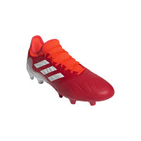 adidas Copa Sense.3 Gazon Naturel Chaussures de Foot (FG) Rouge Blanc Rouge