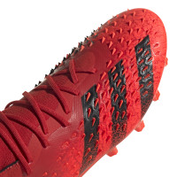 adidas Predator Freak.1 Kunstgras Voetbalschoenen (AG) Rood Zwart Rood